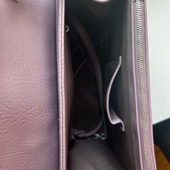 Elegant MATT & NAT Mauve Top-Handle Women’s Bag - Picture 5 of 5